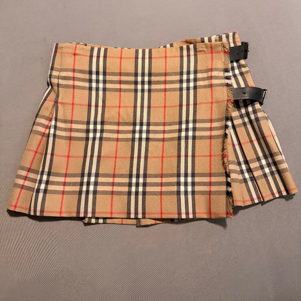 Vintage Burberry Nova Check Skirt/Kilt Size 12